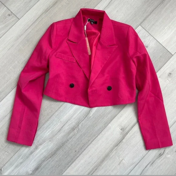 Miss Lola Pink Blazer - Picture 4 of 4